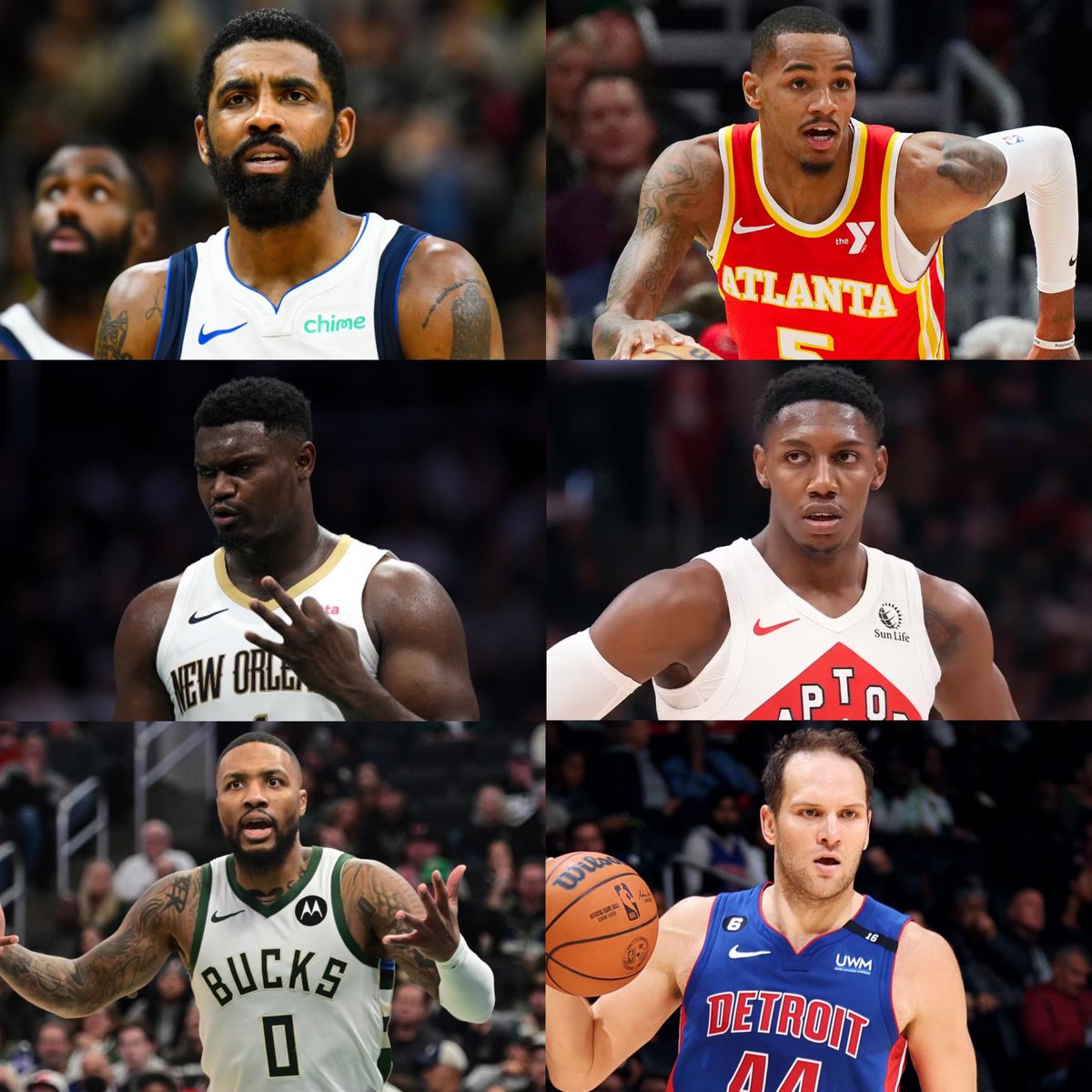 austinsprops's tweet image. January 3rd NBA plays,

$200 to one person who likes or RTs this tweet if we go 6-0!

Kyrie Irving 26.5 PA “O”
(-110)ESPN
Zion Williamson 21.5 Pts “O”
(-111)FD
Damian Lillard 4.0 Rebs “O”
(PP/UD)
Dejounte Murray 2.5 3PM “O”
(+105)
RJ Barrett 20.5 PR “O”
(-125)MGM
Bojan Bogdanovic…