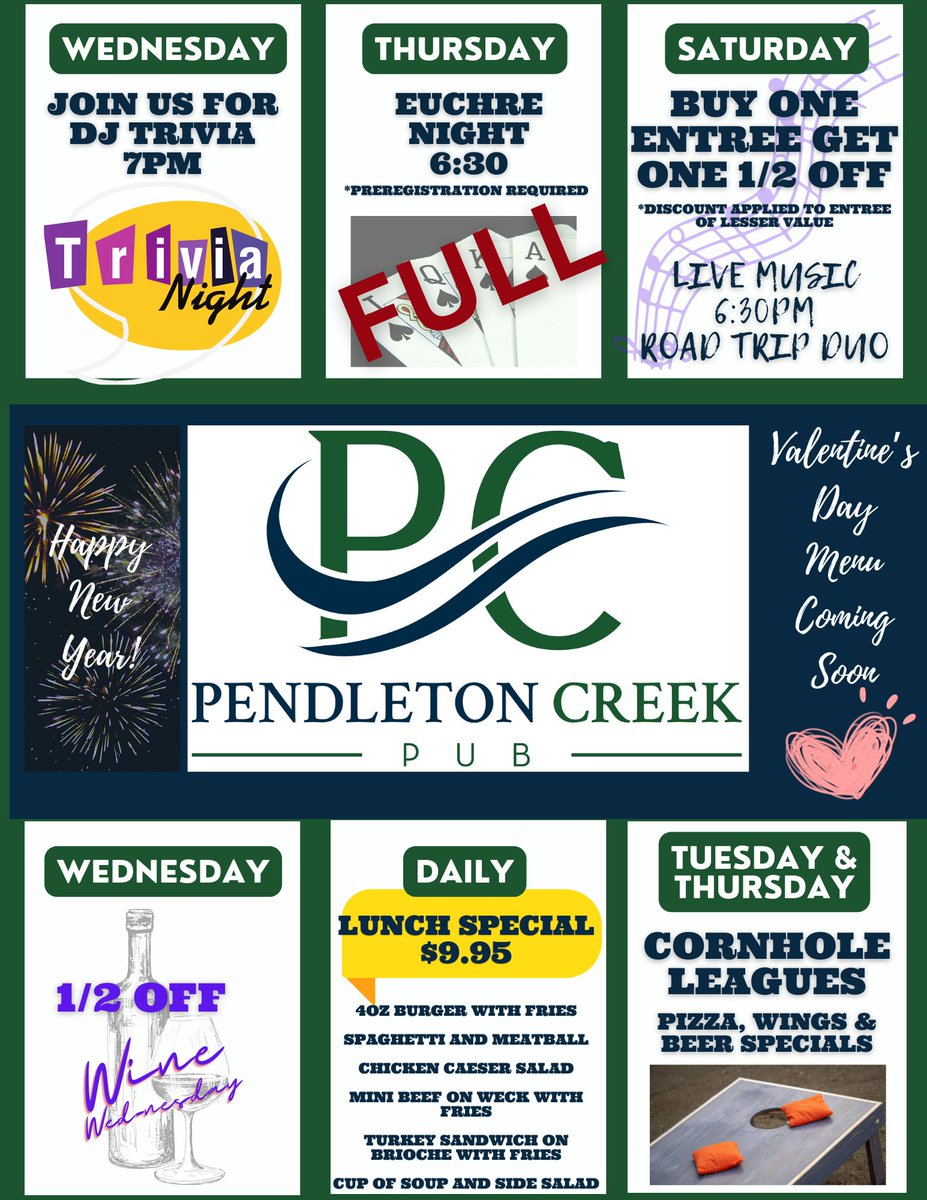 This Week at Pendleton Creek