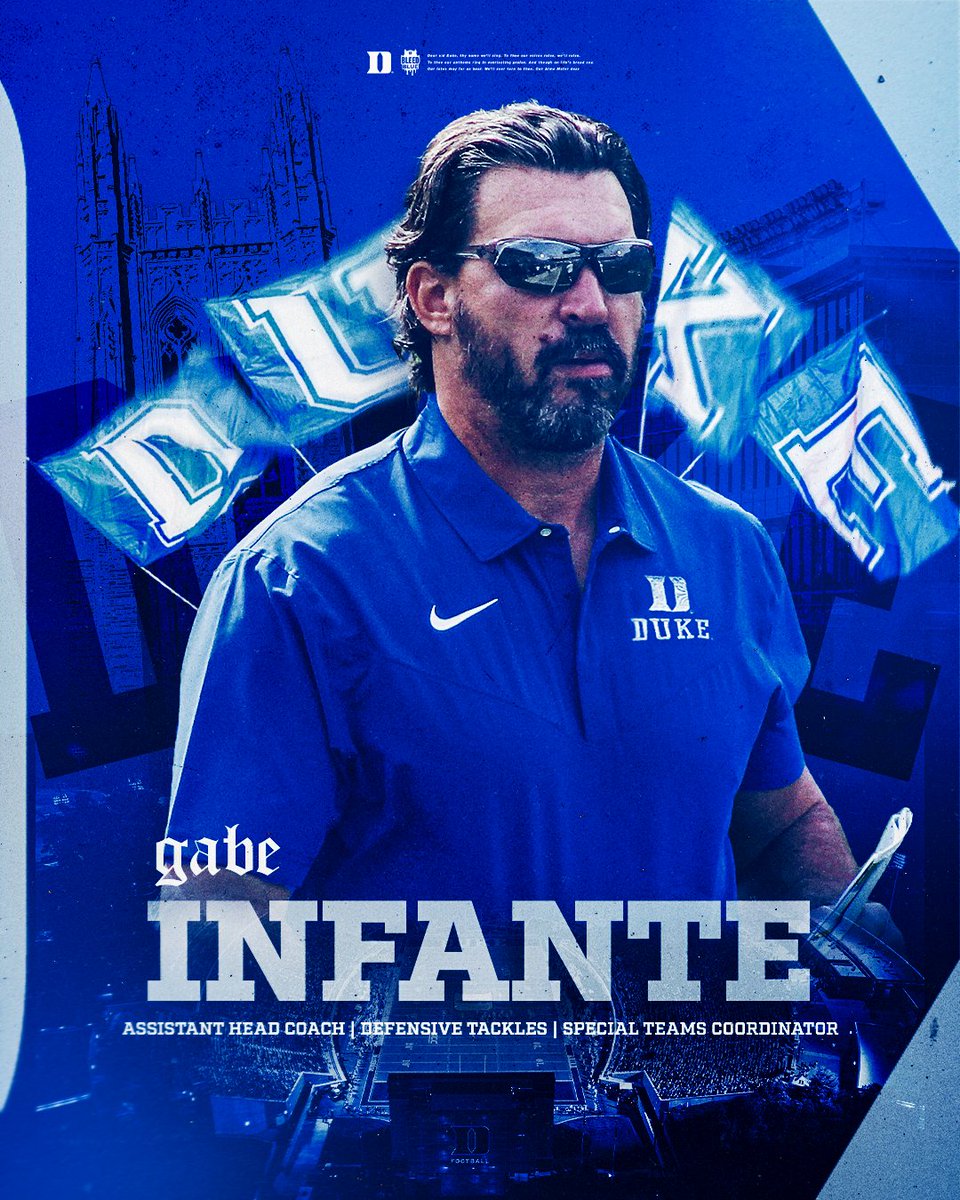 Welcome to Duke, <a href="/GinfanteMT/">Gabe Infante</a>! 😈