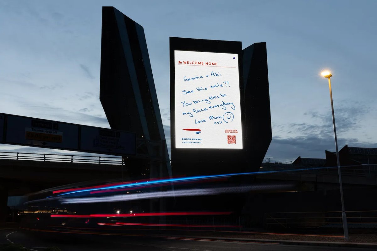 Ad of the Day: British Airways delivers hand-written welcome home messages at Christmas dlvr.it/T0wKjW #Marketing #Advertising