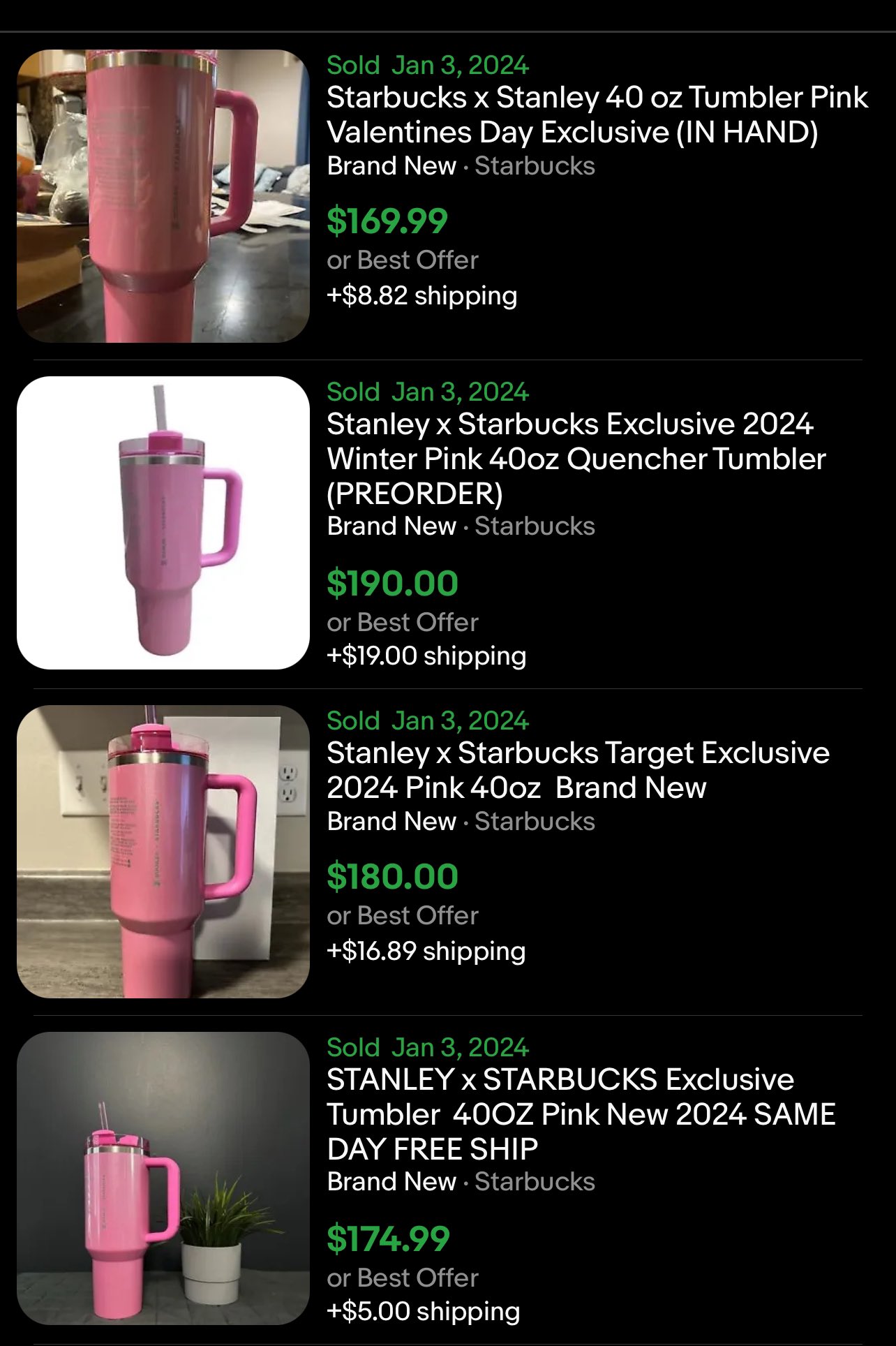 Stanley x Starbucks (Target Exclusive) Quencher 40oz Tumbler
