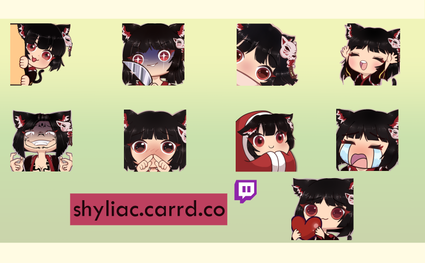 shyliac_maniac's tweet photo. Twitch Emotes commissioned made for @Ryucci_ !
°˖✧ Don't be afraid to hop in some streams 😙

#commission #twitch #emote https://t.co/OPxgDuKIKz