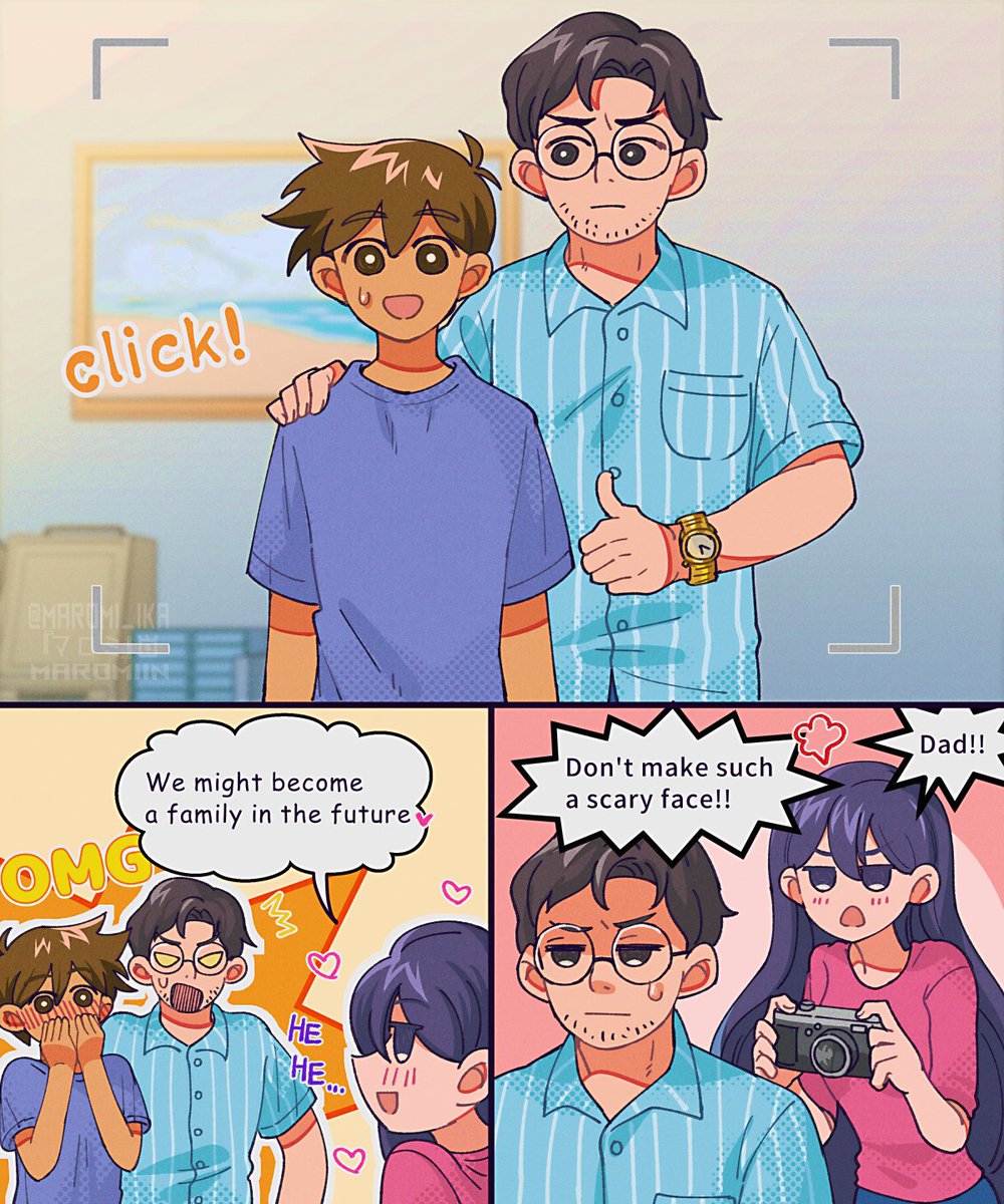 You and I were supposed to be a family...  [ Day 2: Family #HeroMariWeek2024 ] #OMORIFANART