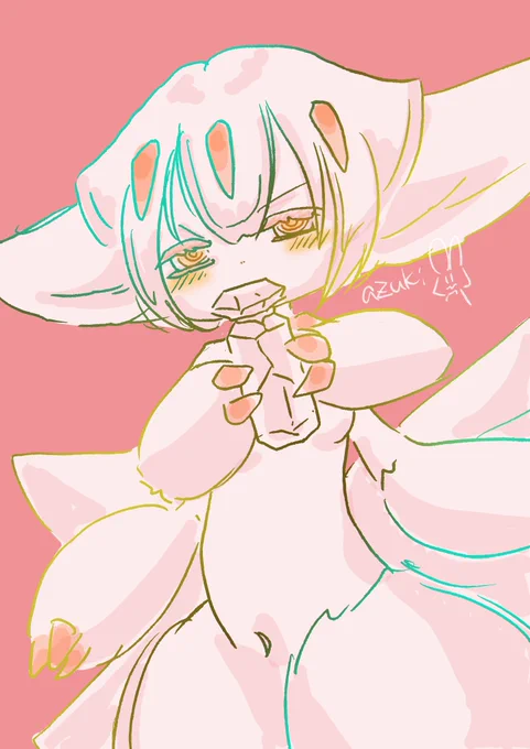 レグ石を愛でるなれ果ての姫#石の日 #メイドインアビス #miabyss 