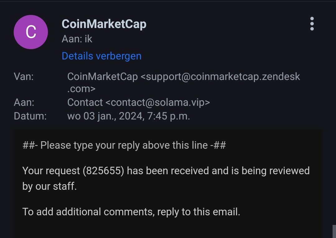 CoinMarketCap Applied ✅ $SOLAMA 🦙

Request nr: 825655
<a href="/CoinMarketCap/">CoinMarketCap</a>

solscan.io/token/AVLhahDc…