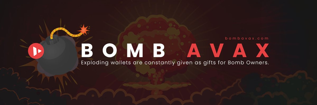 $BOMB 
Exploding wallets are constantly given as gifts for #Bomb Holders.

NO Presale
NO Owner
NO Taxes
LP Locked

CA: 0x0A1c2a10082f3DfcBa68EDDd76DaE309E4e14e1A

TG: t.me/BombAvaxPortal
Web: bombavax.com

Chart: dextools.io/app/en/avalanc…

#CoqINU #AVAX #avaxmeme