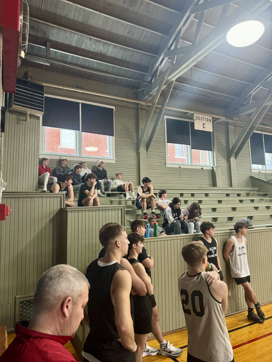 First look at our guys getting ready for practice at the Hoosier Gym!