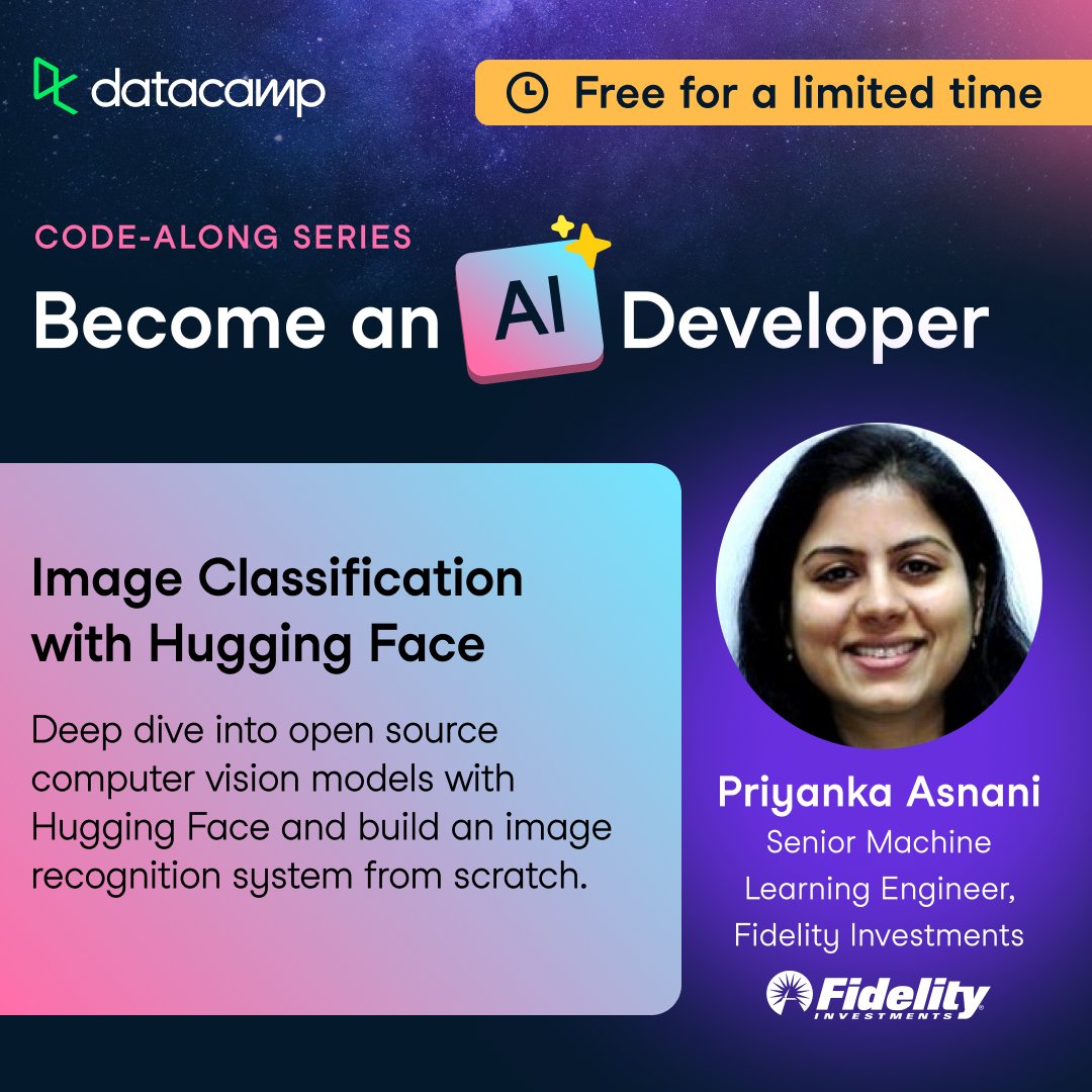 DataCamp's tweet photo. Master career-accelerating skills. 

Start now 👉 https://t.co/gyOGjursN7

🙏 Olivier Mertens, Korey Stegared-Pace, @jamescalam, Priyanka Asnani, Jacob Marquez, Vincent Vankrunkelsven, @alaradirik, and @richierocks. https://t.co/AKqGcQXbSr