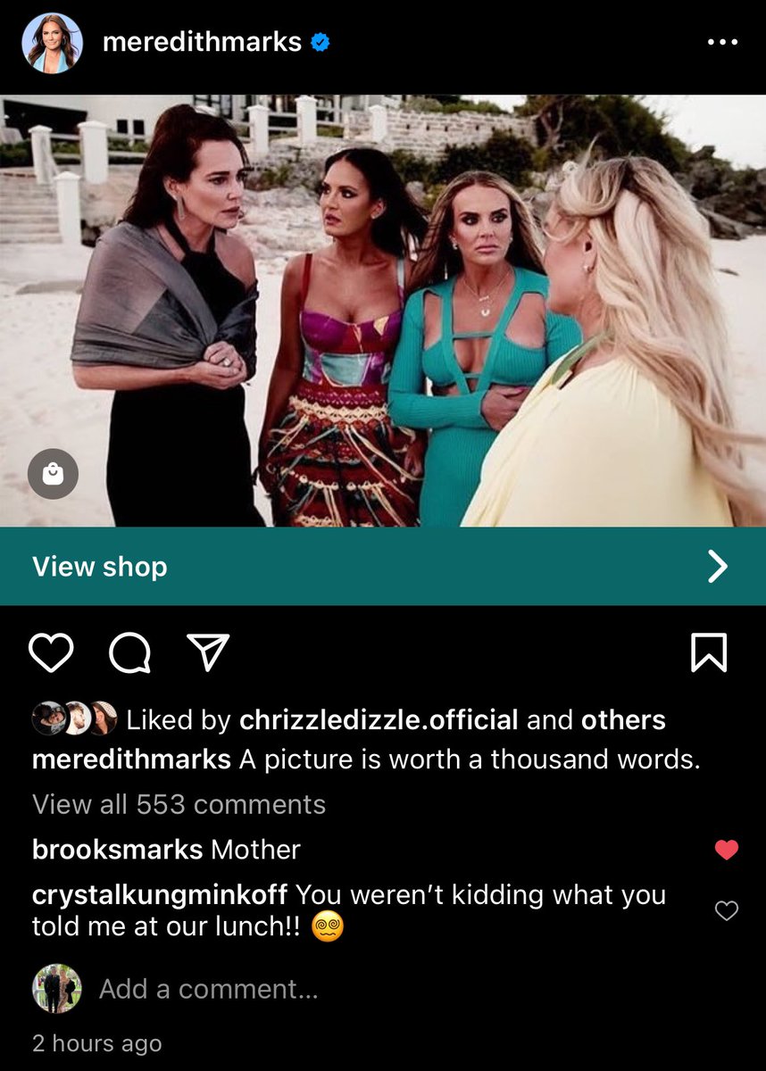 Amy__A_'s tweet image. Brooks commenting “mother” in both the biological mother and gay icon mother meaning 😭 he is so lucky