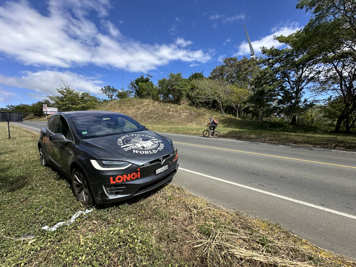 We explored San Juan del Sur, we were thrilled to see a wind park and a solar power farm. Nicaragua has discovered the advantages of solar power.

Stay with us, folks. Tomorrow is the day we are going to cross border to Costa Rica. 😊 

#SolarButterflyTour #LongiSolar #Nicaragua