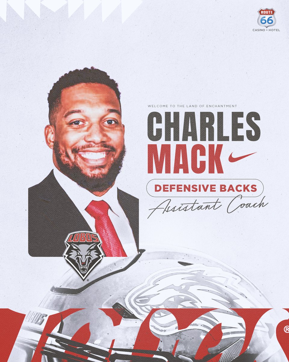 New Mexico Football (@unmlobofb) on Twitter photo Fast facts on new DB Coach <a href="/CharlesMack19/">Coach Mack</a>:
At VMI, coached Josh Knapp to a career season: 87 tackles, 2 sacks, 3 PBUs, 2 FR & Evan Eller to 2nd Team All-SoCon honors.
This will be his 4th season with Coach Mendenhall.
Season Ticket Deposits: tinyurl.com/39s7xaw5
#GoLobos Fast facts on new DB Coach <a href="/CharlesMack19/">Coach Mack</a>:
At VMI, coached Josh Knapp to a career season: 87 tackles, 2 sacks, 3 PBUs, 2 FR & Evan Eller to 2nd Team All-SoCon honors.
This will be his 4th season with Coach Mendenhall.
Season Ticket Deposits: tinyurl.com/39s7xaw5
#GoLobos