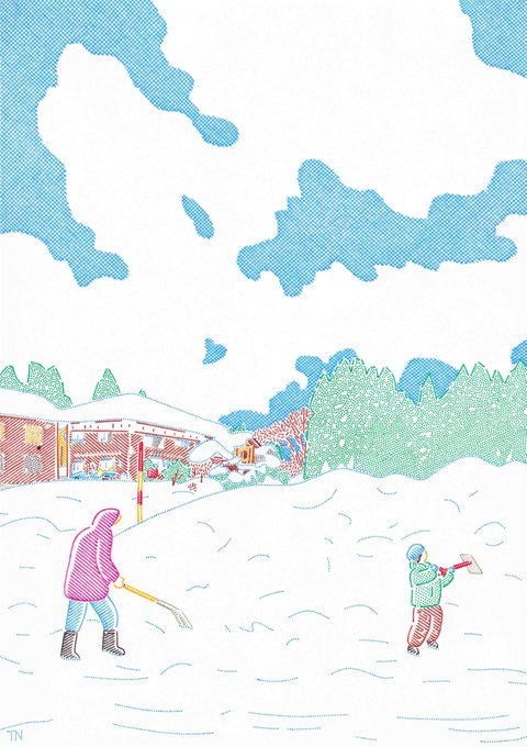 「雪だるま 木」のTwitter画像/イラスト(新着)