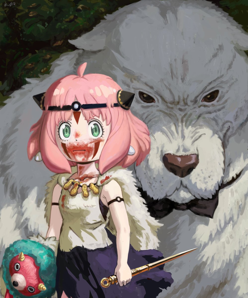 SekaiArts's tweet photo. Spy x Family x Princess Mononoke

By Heed Chang https://t.co/MCgRgfpg2C
