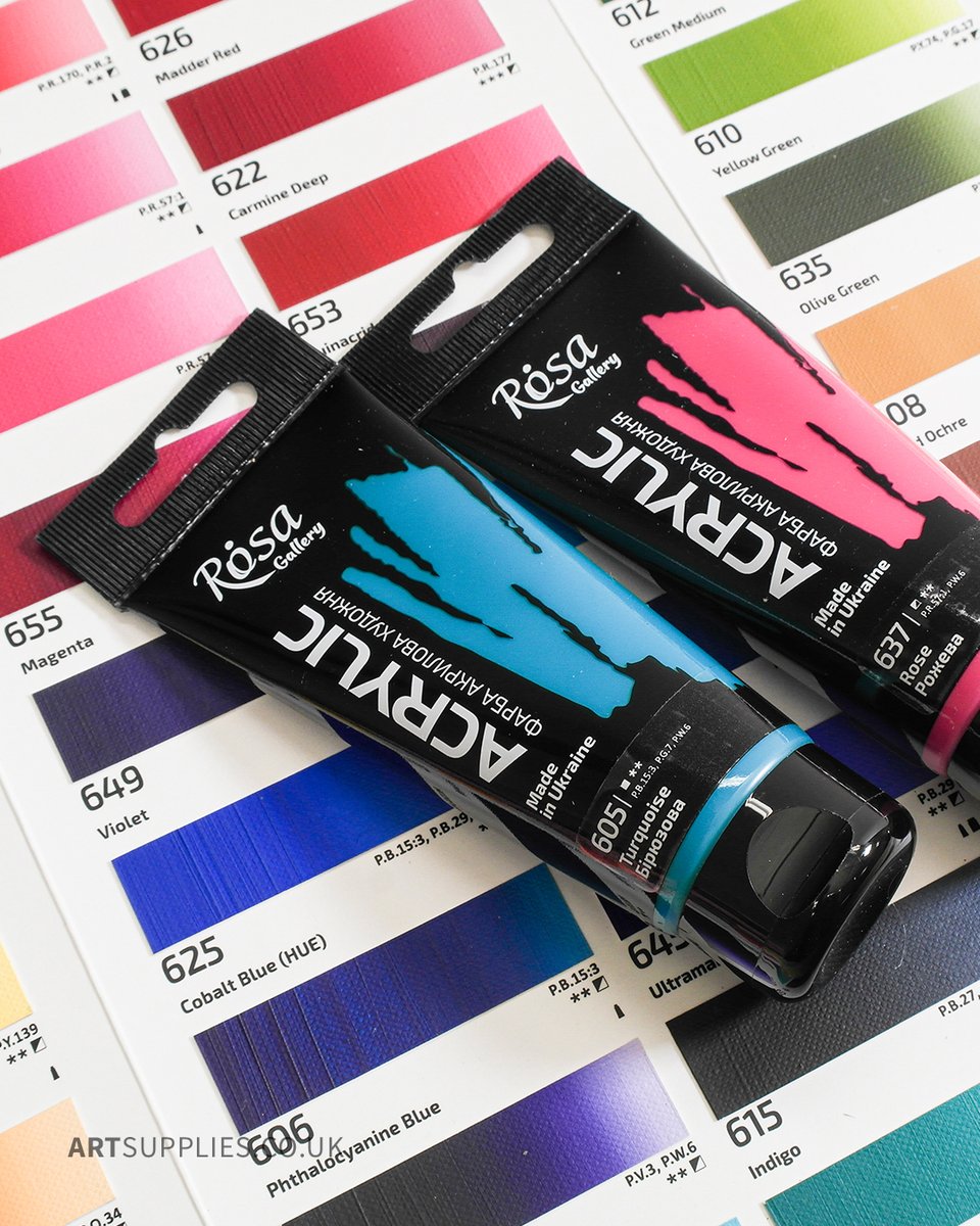 BromleysArt's tweet image. Rosa Gallery Acrylics are affordable, high-quality paints from Ukraine. Ideal for various acrylic techniques, suitable for both beginners &amp;amp; professionals 👇

kbart.co/rosaacrylic

#rosagallery #acrylicpaint #madeinukraine #acrylicpainting #bromleysart #bromleysartsupplies