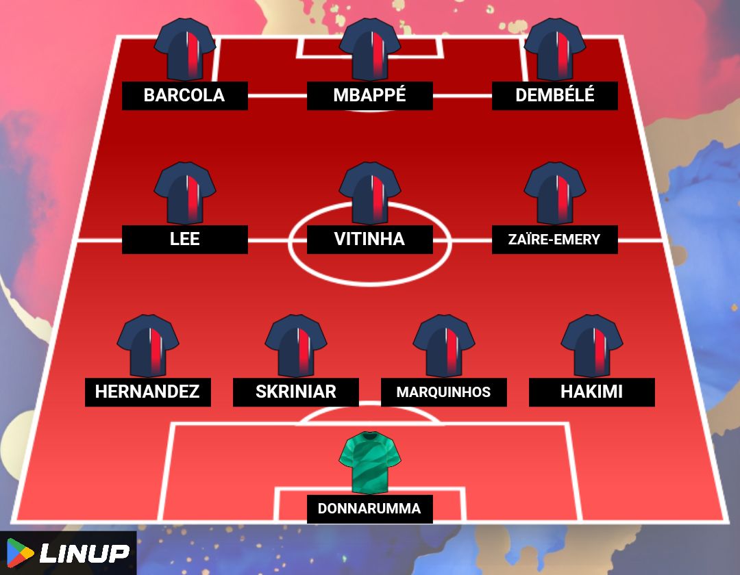 LinupApp's tweet image. Les compositions officielles de Paris et Toulouse pour débuter ce #PSGTFC

#TDC2023 ⬇️
Vous aussi créez vos compos avec Linup !