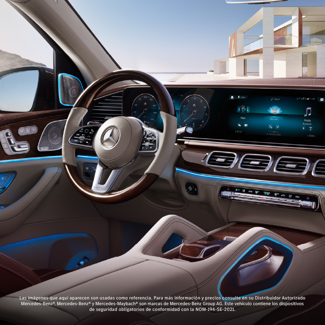 mb_starbajio's tweet photo. Cada detalle, cada textura. En Mercedes-Maybach GLS todo está pensado para brindar la máxima comodidad y elegancia. Dimensiones interiores excepcionales, asientos Executive y materiales premium crean un entorno de primera donde cada momento es un deleite.

#MercedesMaybach #GLS https://t.co/q4OV5GnWB1