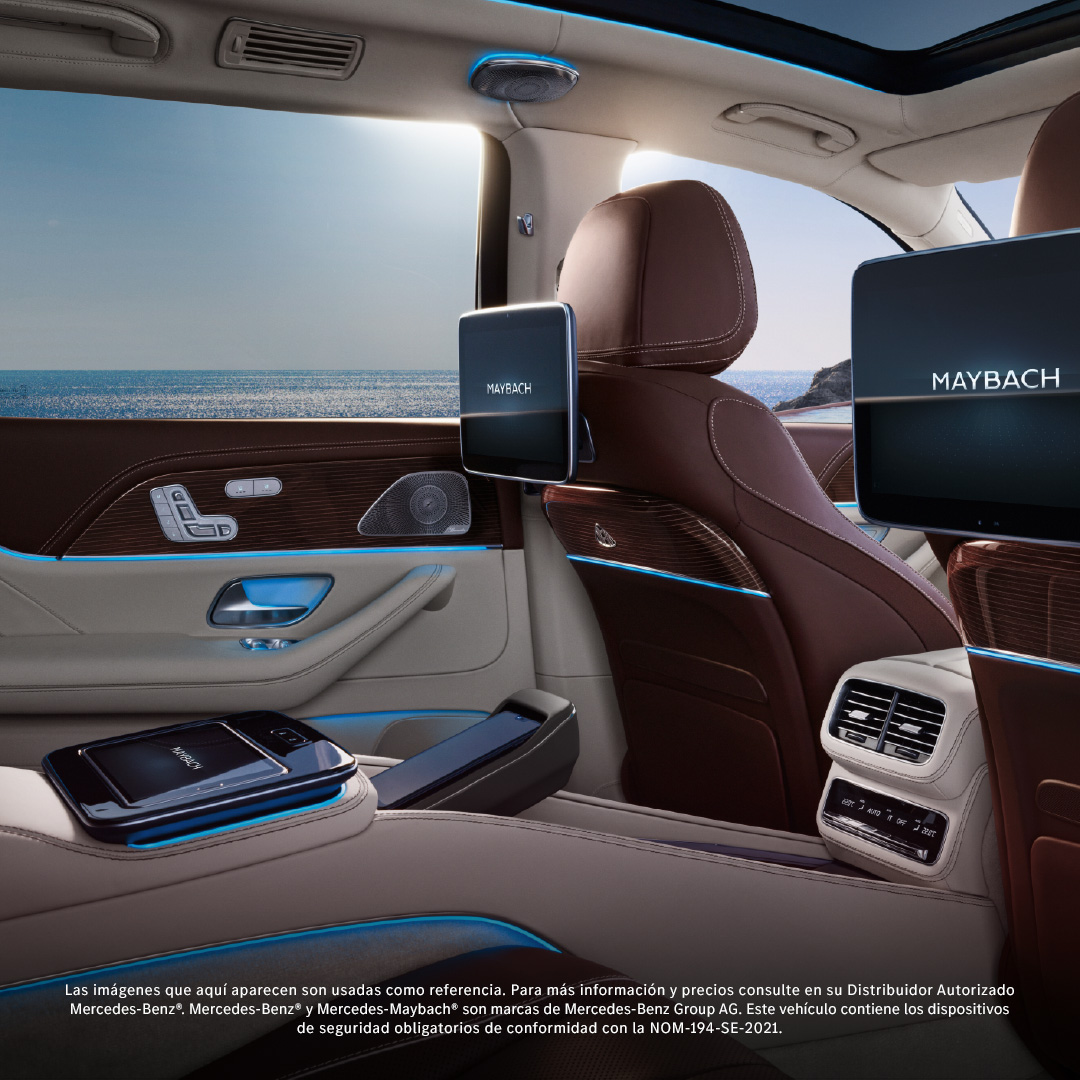 mb_starbajio's tweet photo. Cada detalle, cada textura. En Mercedes-Maybach GLS todo está pensado para brindar la máxima comodidad y elegancia. Dimensiones interiores excepcionales, asientos Executive y materiales premium crean un entorno de primera donde cada momento es un deleite.

#MercedesMaybach #GLS https://t.co/q4OV5GnWB1