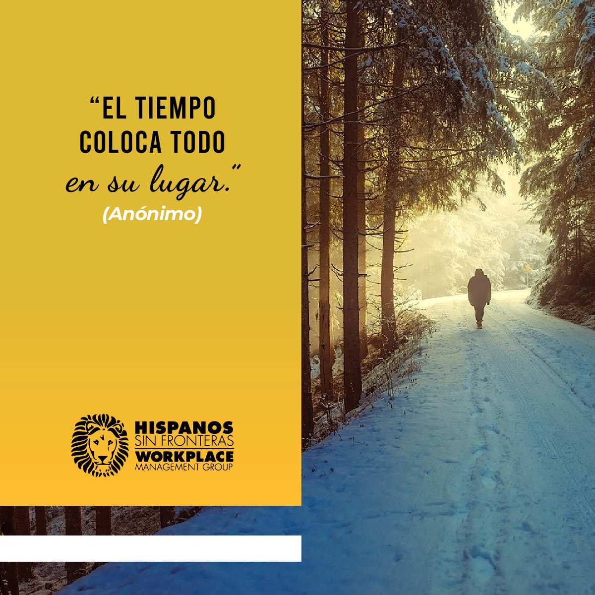 HSinfronteras's tweet photo. Nuestro Centro Empresarial y de Negocios Hispanos Sin Fronteras / Workplace Management Group Ltd. se complace en enviarles nuestros mejores deseos para esta semana.  

#iniciodesemana #bendiciones #mhic #homeimprovement #dmv #lillycastillo #hispanossinfronteras https://t.co/0WbKJwlHik