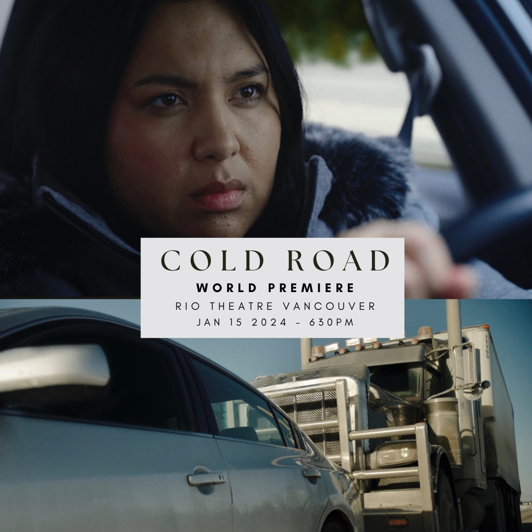 867Kelvin's tweet photo. "On a frozen highway in the remote Canadian North, an Indigenous woman and her dog are hunted by a stranger in a semi truck"

COLD ROAD, a modern Indigenous thriller from Dene filmmaker Kelvin Redvers

Tickets here: https://t.co/vriK9N9AmD
More details for other screenings soon! https://t.co/lUZMQhidLB