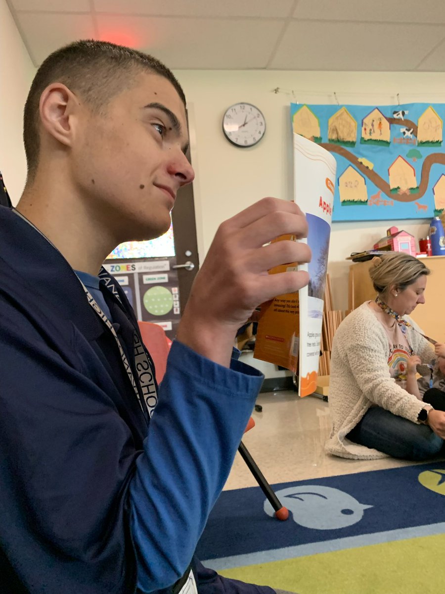 TSDMarshall's tweet photo. We were so happy to partner with @TalawandaHS and their job coach to host a student in the preschool classroom once a week last semester! The kids LOVED having Lucas in the room!
#ProudToBeTSD https://t.co/8MsJ91kATC
