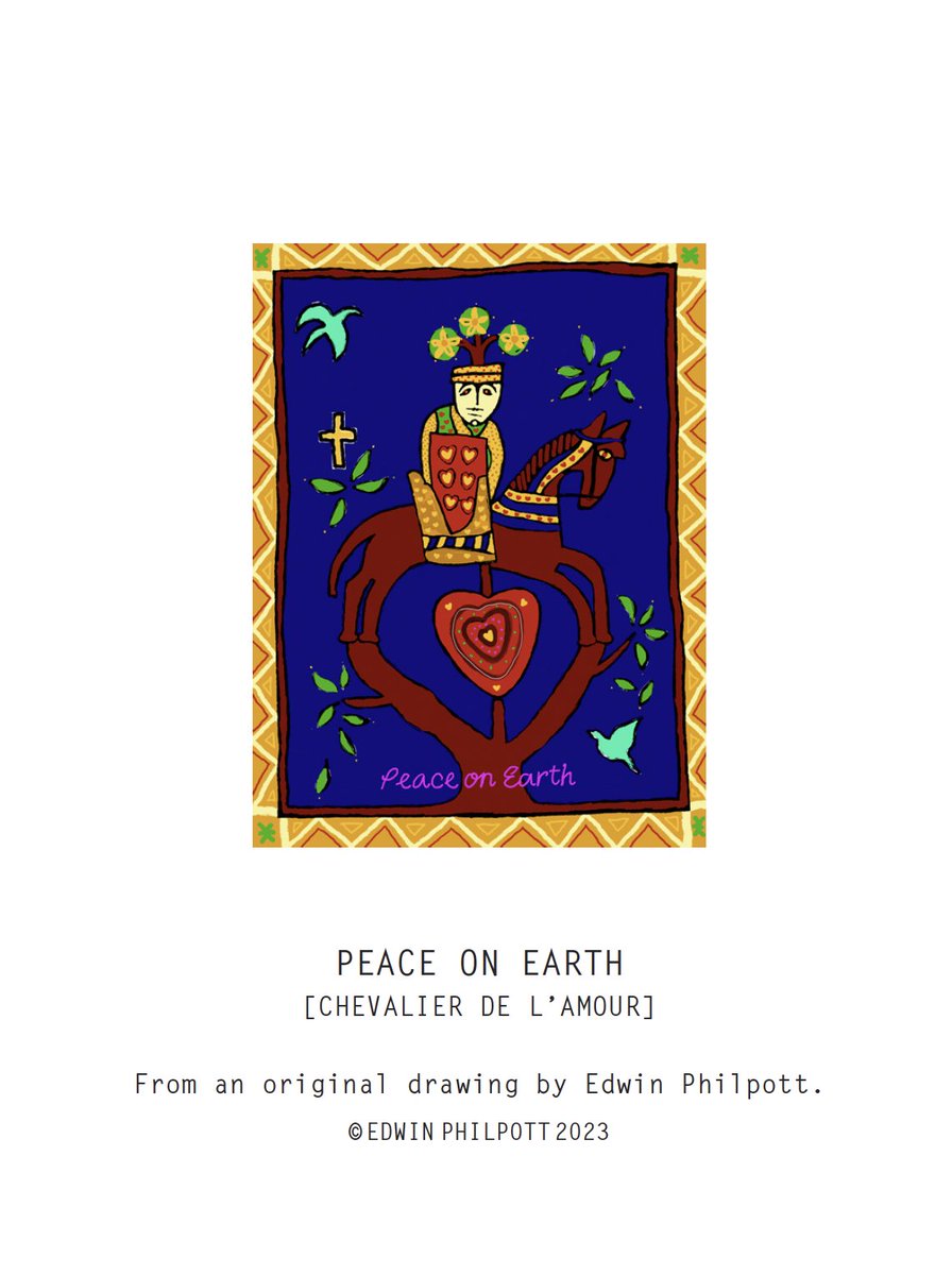 LOVE IS ALL YOU NEED. Chevalier de l'Amour. © Edwin Philpott. #BeKind #BeCreative #lovelife