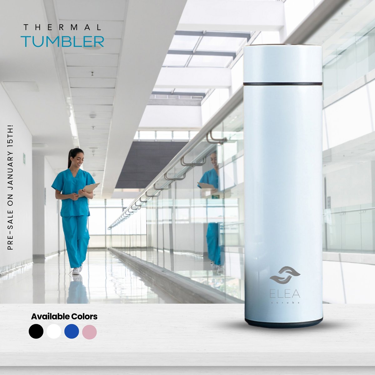 Pre-sale begins on January 15th! ✨

#thermaltumbler #onthegoessentials #tumbleradventures #stylishsips #tumblerupgrade #medical #beverage #coffee #tumblerlife #thermal #tumbler #tumblers #stayhydrated #sipresponsibly #hotorcoldcompanion #thermaltech