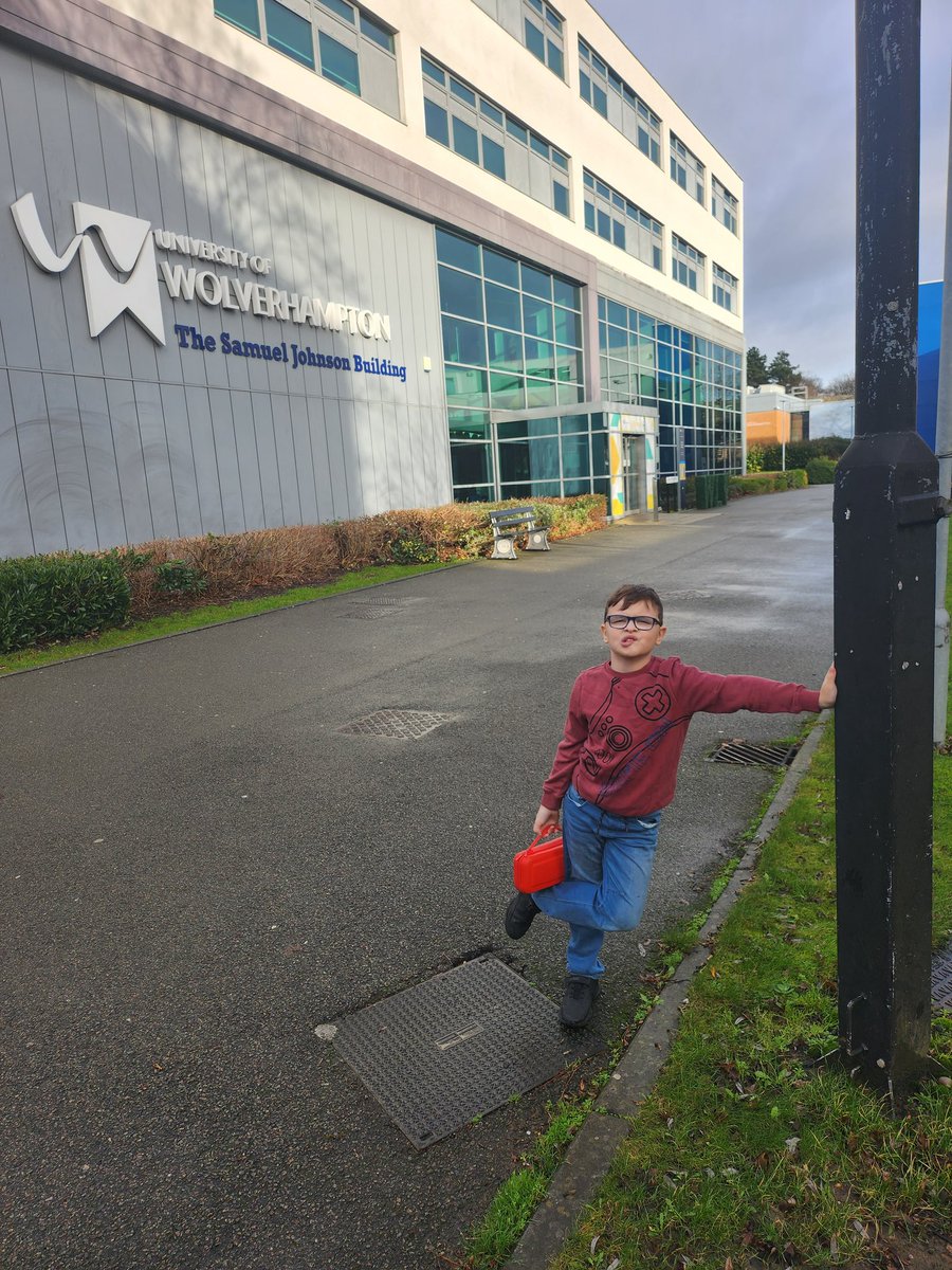 Ms_Mac_78's tweet photo. Took my youngest to university with me today to collect reserved books from the library. He'd loved it so much he wants to come back and watch me learning. @wlv_education
#studentofthefuture https://t.co/17TQhME4sn