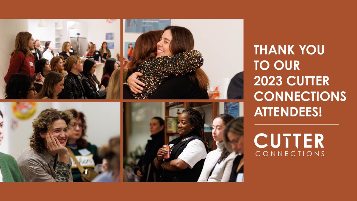 CutterConnect's tweet photo. We are still so inspired and energised from all the people we got to meet at our recent #CutterConnections event!  Thank you to all who came and here’s to more future events and connections!  #CutterEntertainment #CutterConnections #EmpoweredWomen #WomeninFilm #FilmandTVindustry https://t.co/3QTHFLJ2PF