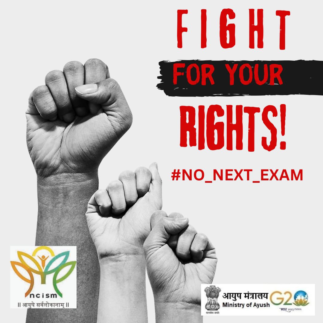 jalandhar_kumar's tweet photo. #NO_NEXT_EXAM_FOR_AYUSH
@moayush @MOHFW_INDIA @ncismindia @AshwiniVaishnaw
#NewRulesNewBatch
#Nonextfor19batch
@AIHMSA23
#unionofhomoeopath
@mansukhmandviya https://t.co/wjWJQUYjVg