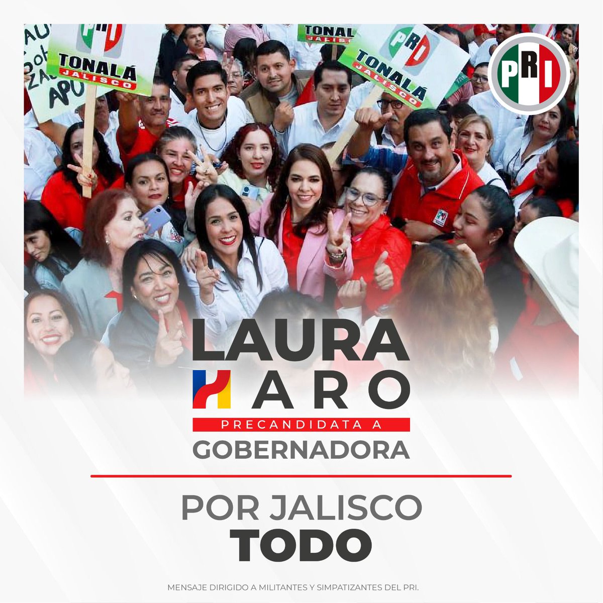 MovPRImxMorelia's tweet photo. .@LauHaro ha trabajado con toda la fuerza por las y los jaliscienses, para garantizar mejores oportunidades de desarrollo y lograr el Jalisco que queremos. #PorJaliscoTODO #LauraAlFrente #ElPRIconLaura https://t.co/mfSn43ZUg9
