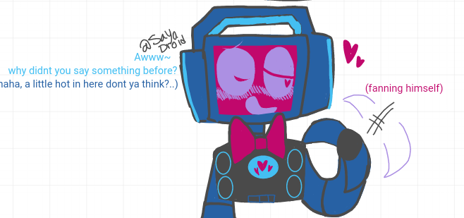 Jurfrou's tweet photo. https://t.co/KBCnQsd5kx

joined ur little wb!! #frogdroid #fandroidfrogbot #fandroidfanart #robotyaoi https://t.co/bErOcO57Pa