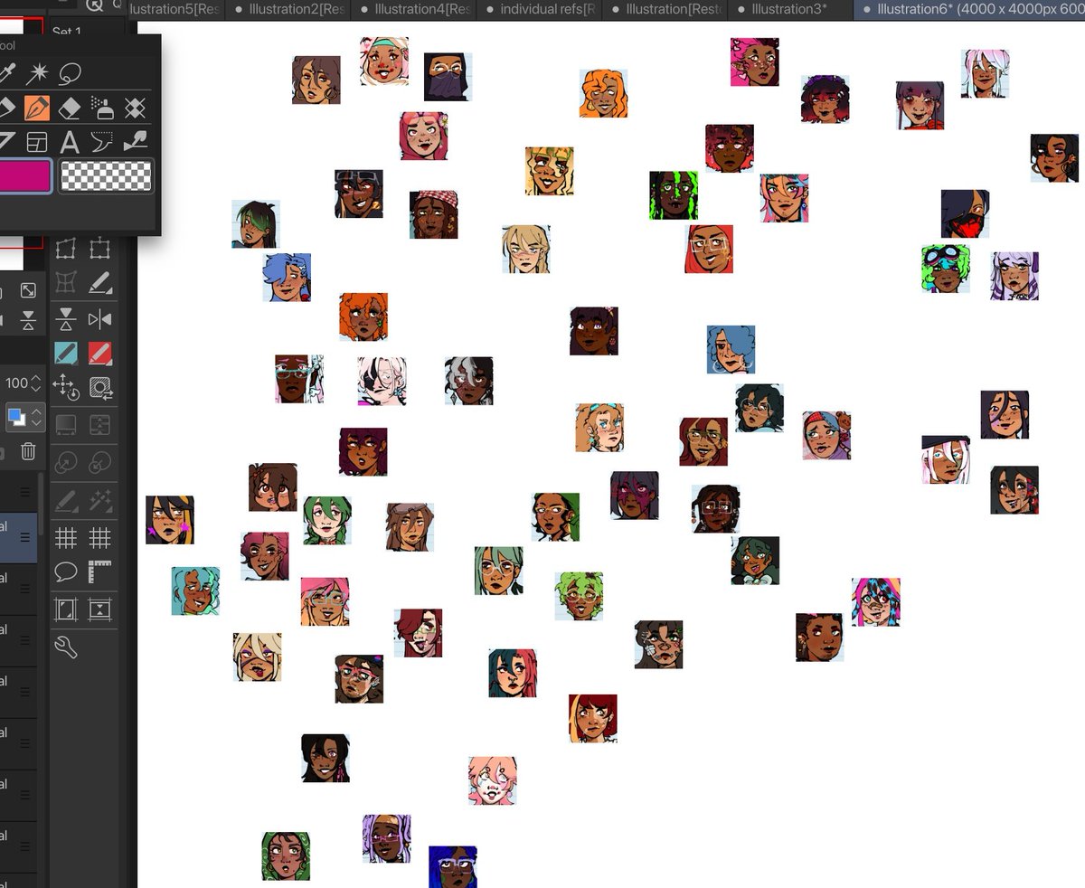 aeniiac's tweet image. scaring the hoes by posting my oc relationship chart [wip]