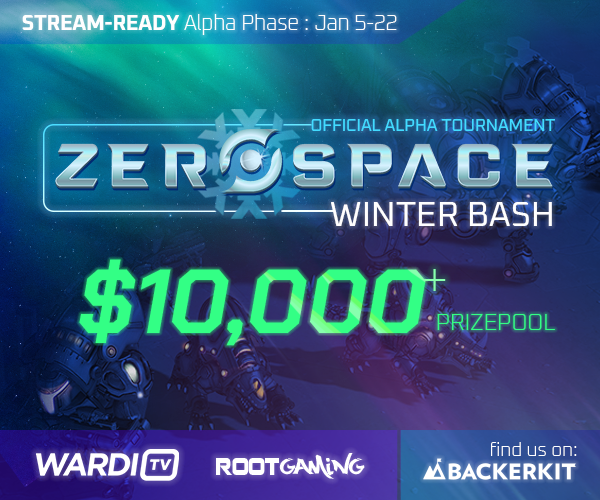 Get ready for the ZeroSpace Winter Bash, our first fully streamable alpha phase! The New Year’s Event kicks off on Friday, Jan 5 at 8 AM PST with servers live all the way until January 22nd. 📺No confidentiality - stream & create content! 🥇MMR & Leaderboards! 🤑$10k Tournament!