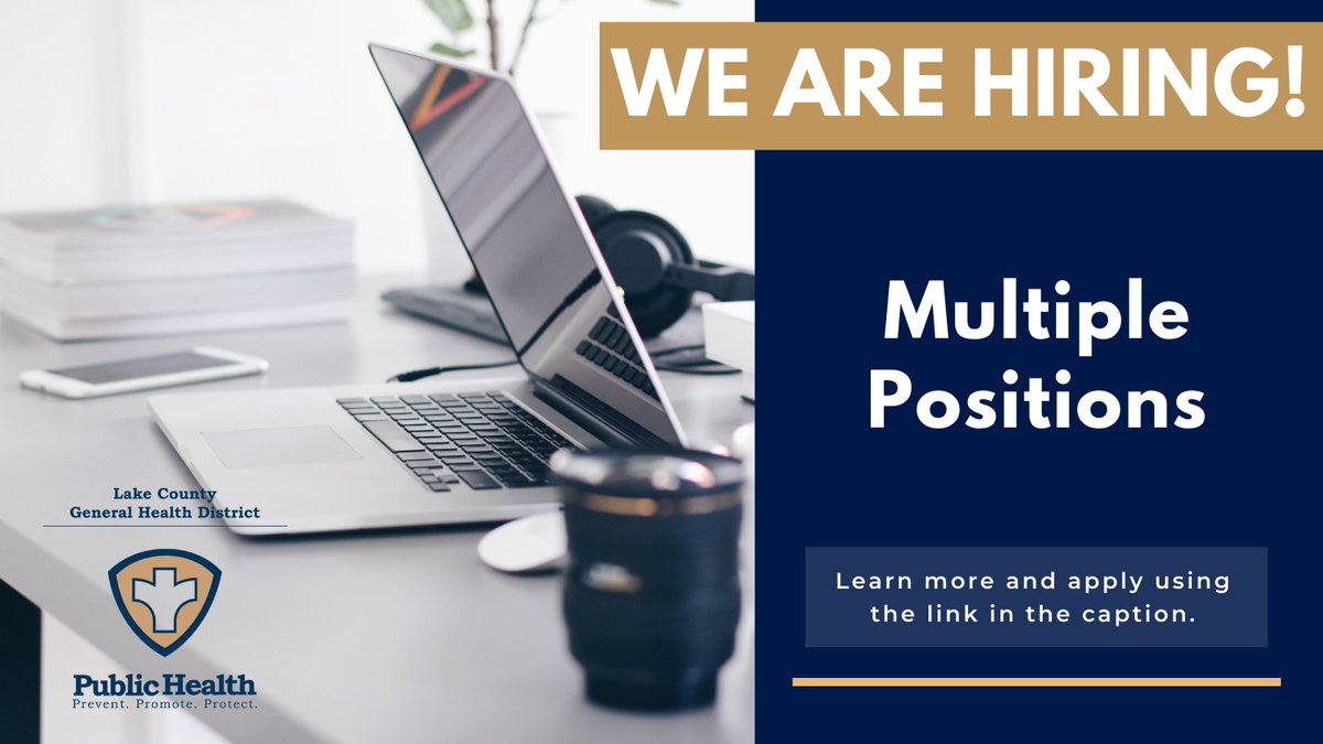 LCHealthDist's tweet photo. Join the team! Learn about the open positions and apply online at https://t.co/eqyKArruOG. https://t.co/C1ez23rP7R
