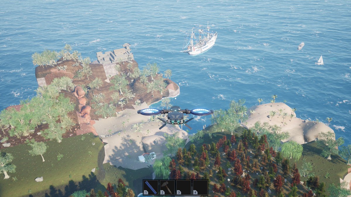 Midday inspiration! Here's a stunning continent crafted by one of our amazing players in #CreativeContinents. 🌍✨ What environments inspire you the most? #IndieGame #GameDev #PlayerCreation