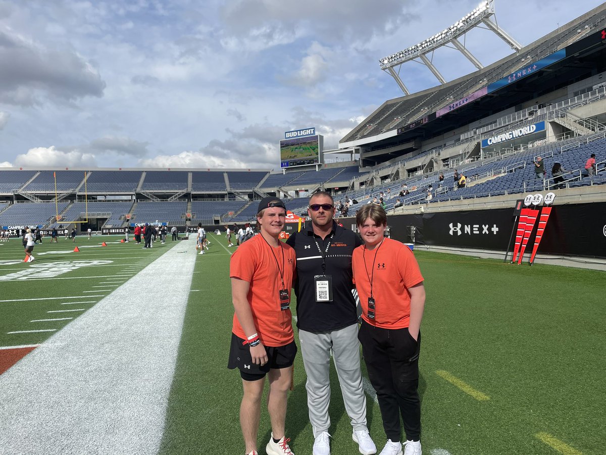 Unbelievable experience being able to share the Under Armour game with my sons <a href="/BeckJett/">JETT BECK ⚾️ ATL 2027</a> and Jaxx.  Thanks <a href="/TheUCReport/">Billy Tucker</a> <a href="/CHHSEaglesFB/">CHHS Football</a> <a href="/CHHS_Sports/">AD@TheHill</a> <a href="/S_Beck80/">Summer Beck</a>