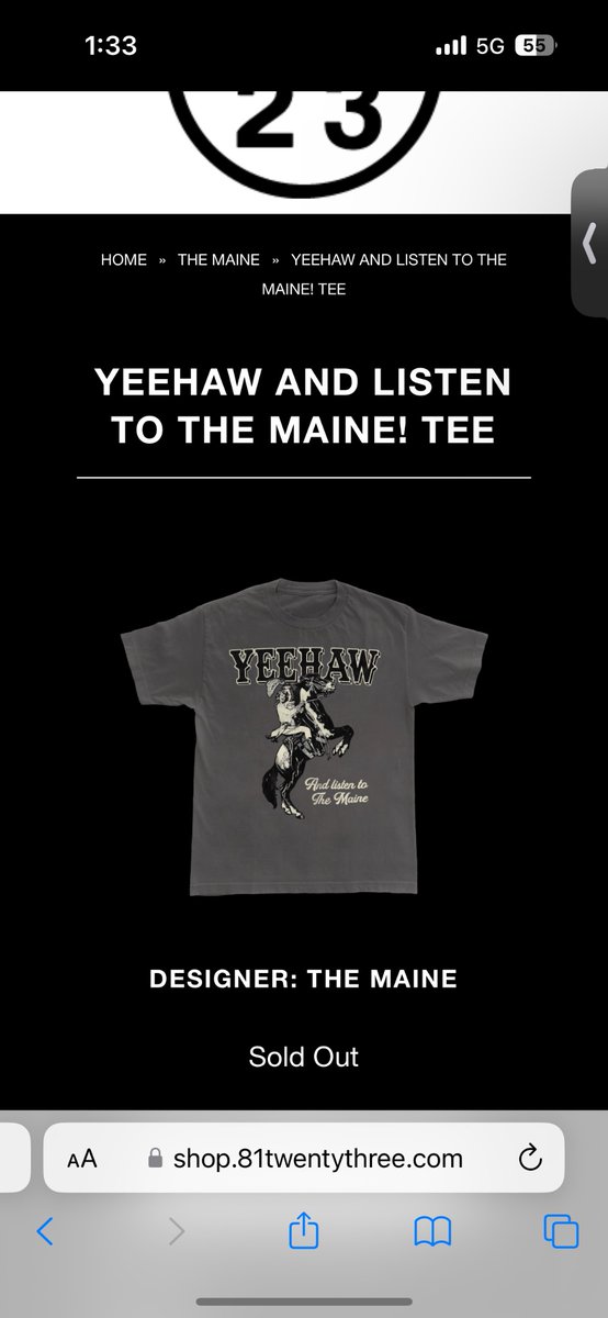 addeycake's tweet photo. @patmaine any chance this might come back in stock? dying to match with my lil one! https://t.co/sMxbuHlCPG