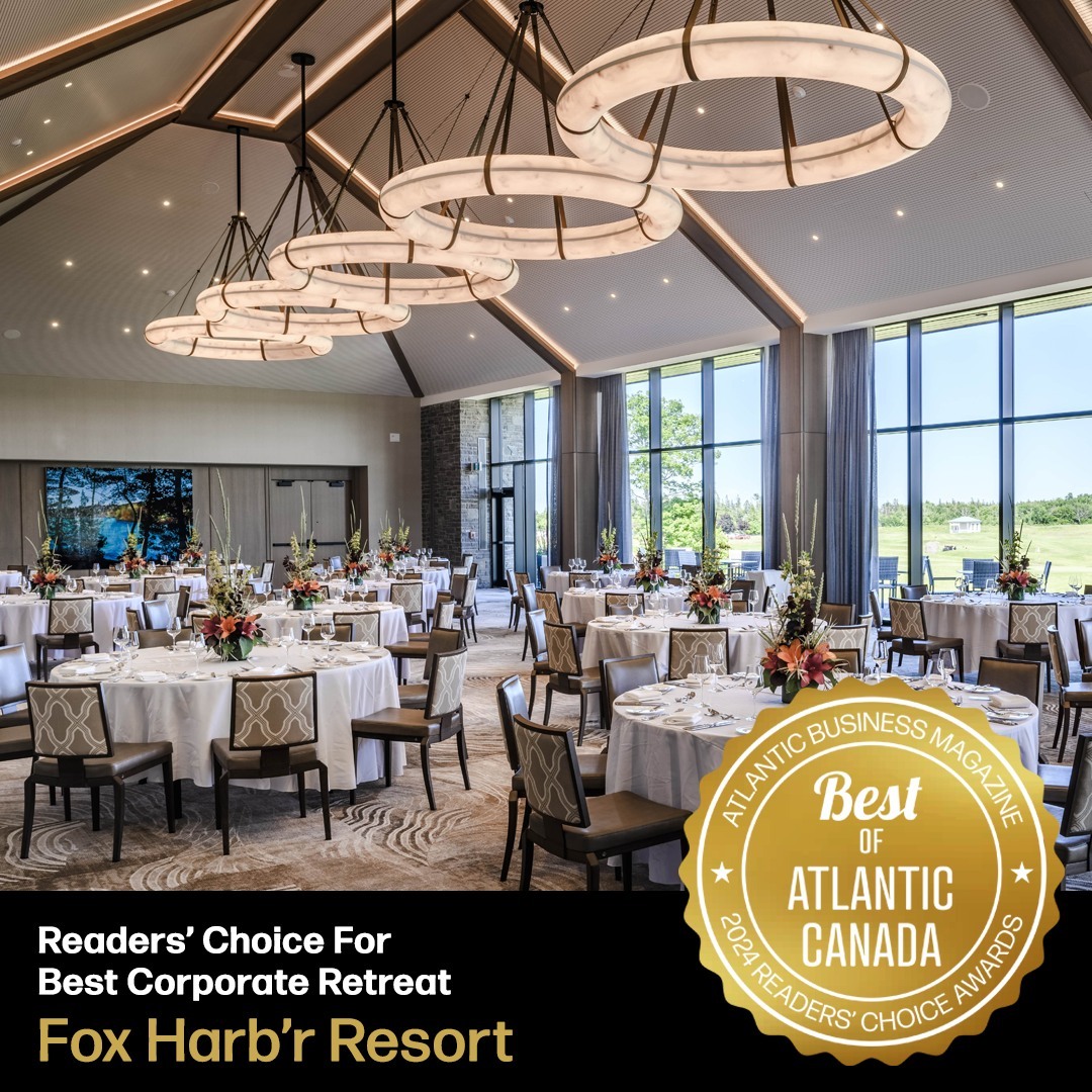 Fox Harb'r Resort (@foxharbrresort) on Twitter photo Exciting news – we've won the Atlantic Business Magazine (<a href="/AtlanticBus/">Atlantic Business Magazine</a>)'s Readers' Choice Award for Best Corporate Retreat in Atlantic Canada for the third year in a row! Thanks to all who voted! Your ongoing support means the world to us. 🏆 Exciting news – we've won the Atlantic Business Magazine (<a href="/AtlanticBus/">Atlantic Business Magazine</a>)'s Readers' Choice Award for Best Corporate Retreat in Atlantic Canada for the third year in a row! Thanks to all who voted! Your ongoing support means the world to us. 🏆