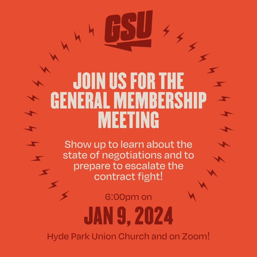 Please join us for the first GMM of 2024 on Tuesday Jan 9th! Register in advance using the link in bio. Meeting starts at 6pm, dinner served at 5:30pm!
