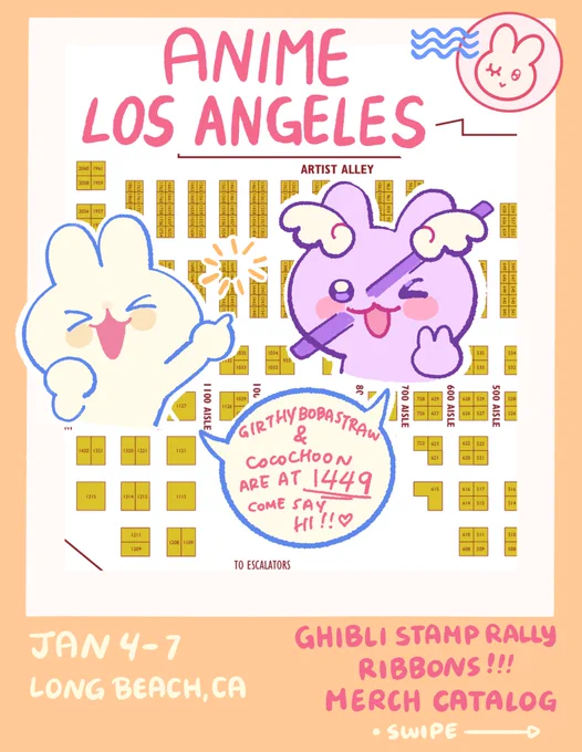 WAHOOOOO i'll be at anime los angeles this week at table 1449!!!! 
