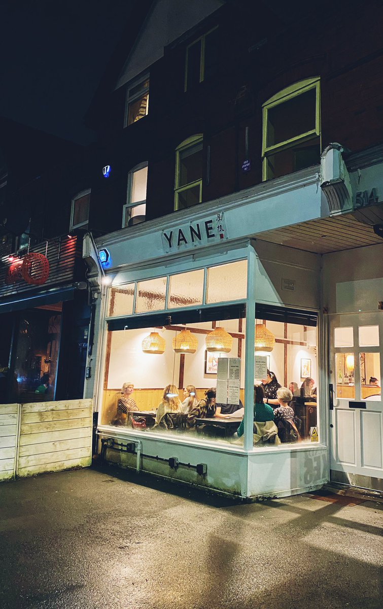 Just been out for tea with @8bitnortherner to Yane in Chorlton. Amazing Japanese comfort food. We loved it.