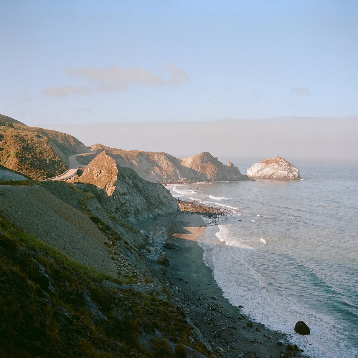 Joe Tobiason instagram.com/jtobiason 🎞️ #portra400 'I stood on the shoulder of the road and with the sound of sea lions barking below, clicked the shutter on the photo that made this roll worth it.' - Joe