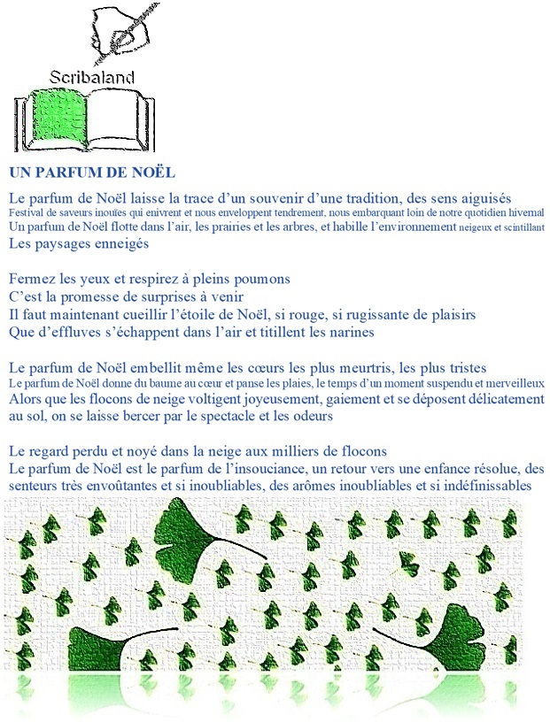scribaland's tweet photo. #Scribaland UN PARFUM DE NOËL
Dans la neige, au milieu des flocons, un parfum de l’insouciance,signe un retour vers une enfance!#creatrices #creativite #crayons #culture #cultures #livreelectronique #livreselectroniques #maisondedition #maisonsdedition #art #audience #manuscripts https://t.co/tuw4LX1myw