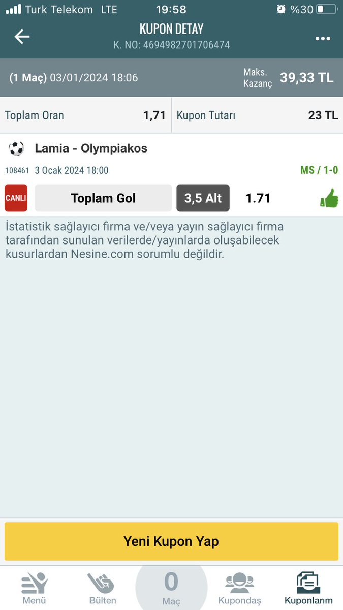 LeonardDaglici's tweet photo. @filozofsd5 Oynandı İçerde https://t.co/MabHu7J7bA