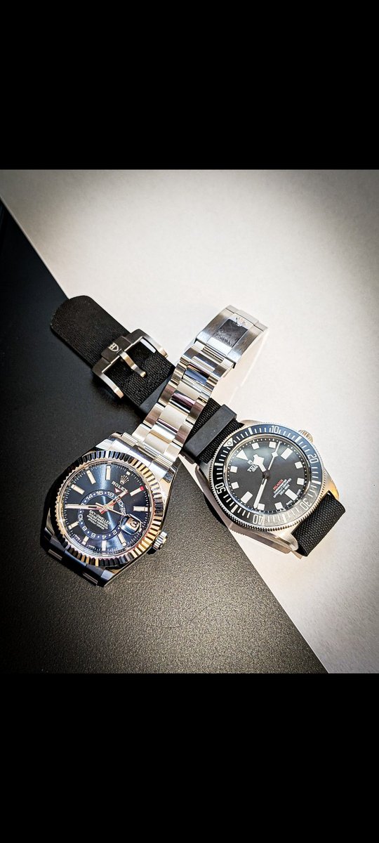 Watch_N_Time's tweet photo. What if Rolex only provided complicated and/or precious metal pieces.   Tudor only provided tool watches, not precious metals, and no Glamour or Royale.  Would be great for both brands!  Rolex would be set in the luxury space, and Tudor would be set to occupy Rolex's position. https://t.co/Dq66I3p5Pa