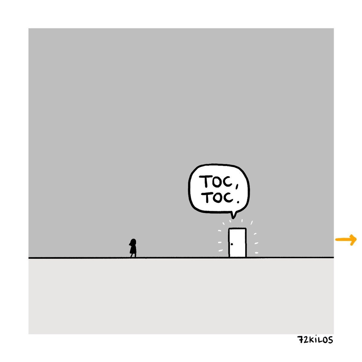 72kilos's tweet photo. Toc, toc. https://t.co/UA07XBTW44