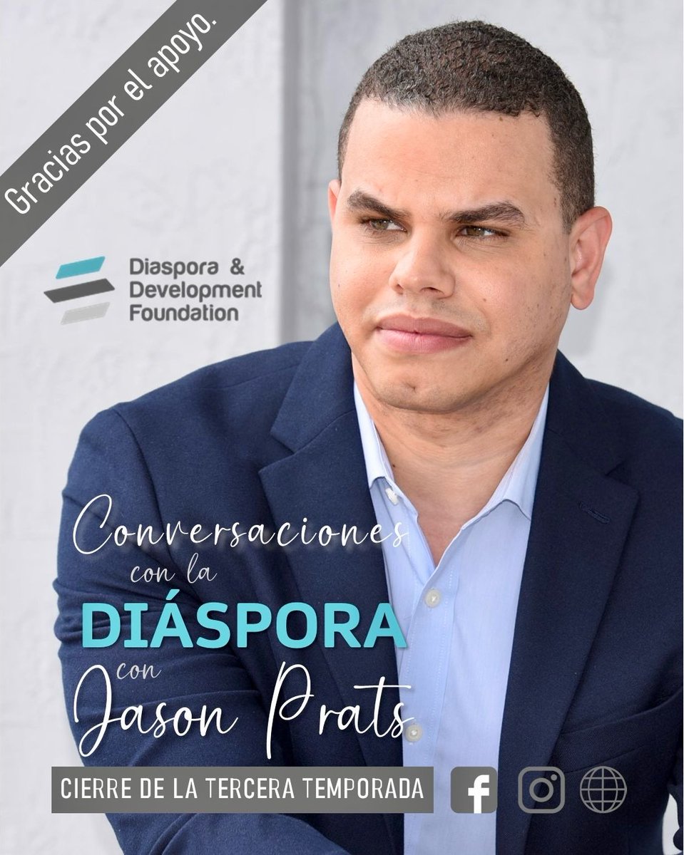 diaspora_found's tweet photo. Está semana presentamos la última entrega de la 3era Temporada de “Conversaciones con la Diáspora”. Gracias a Diáspora &amp; Development por la oportunidad y a los latinos en EEUU, que nos compartieron sus historias. https://t.co/tGEIhcD5XV