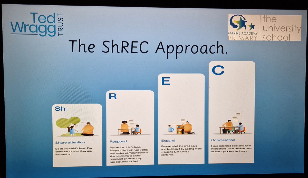 Led my first INSET training today for our amazing EYFS team around the ShREC Approach! Lots of great conversations had and ideas shared! #growinggreatpeople @MarineAcademy