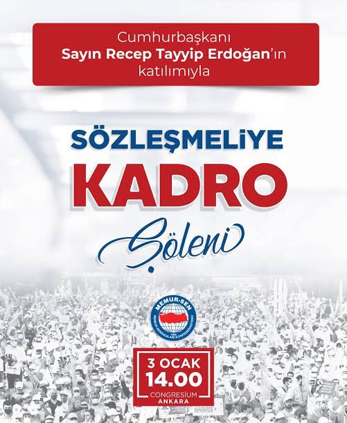 Tam 1 sene önce bugün müjdeyi verdiniz ama devamını getirmediniz. Bizler kadroya geçtik ama ailelerimize kavuşamadık. Tek istediğimiz AİLEBİRLİĞİ <a href="/RTErdogan/">Recep Tayyip Erdoğan</a> <a href="/_aliyalcin_/">Ali YALÇIN</a> <a href="/Yusuf__Tekin/">Yusuf Tekin</a> 
 #7433YılDönümüMüjdesi