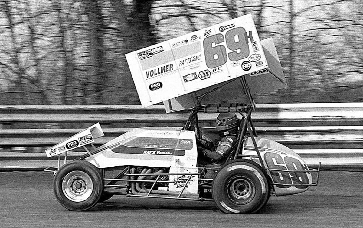THROWBACK THURSDAY @KreitzRacing69K on his way to winning the 1991 Octoberfest event at @Hagerstownspdwy (Marty Gordner Photo)